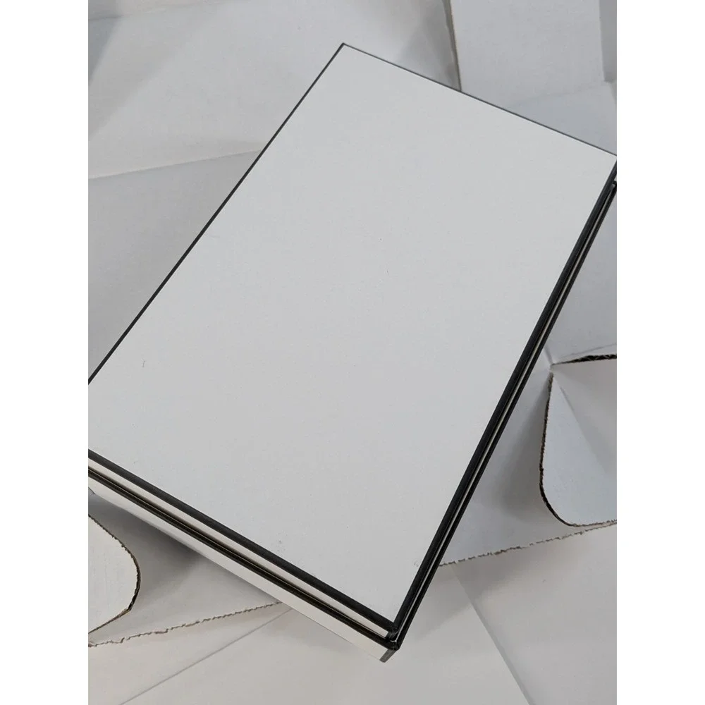 🖤Chanel Empty Gift Box White & Black Luxury Designer Packaging Note Cards Seal
